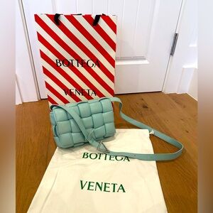 Bottega Veneta Padded Cassette in Spearmint